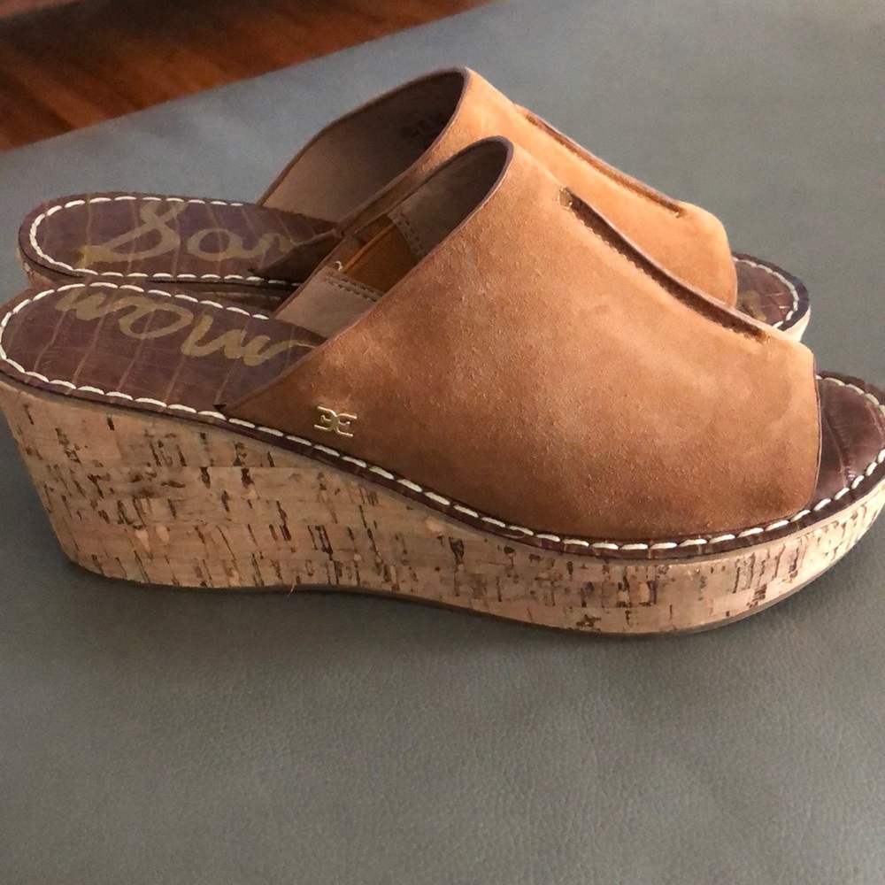 Sam Edelman ranger platform brown sandal